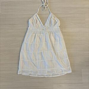 Vintage Y2K Charlotte Russe Babydoll Halter Top Elena Gilbert Whimsy Core Size M